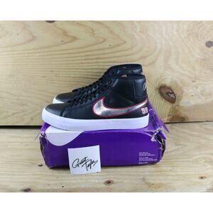 New Nike Sneakers Zoom Blazer Mid Pro GT Mens 11 Black Metallic